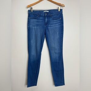 Rich & Skinny Classic Mid Wash Full-length Skinny Jeans Distressed Size 28
